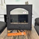 Дверца для печи Iron Fire Cameron 480x475 мм со стеклом чугунная - изображение 8