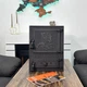 Дверцята для грубки Iron Fire Versace WG 370x485 мм без скла чавунні - зображення 11