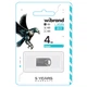 Flash Wibrand USB 2.0 Hawk 4Gb Silver (WI2.0/HA4M1S) - зображення 2