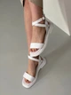 Босоніжки жіночі ShoesBand Білі натуральна шкіра 38 (24,5 см) (S35011-1) - зображення 1