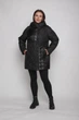 Зимняя женская куртка большого размера UF-Fashion 1074 - RSС 60 черный - изображение 2