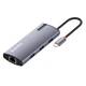 Док-станция СolorWay USB-C 6-в-1 Type C PD 100W/USB3.0х3/USB2.0/RJ45 (CW-HUB03) - изображение 3