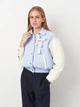 Куртка демисезонная короткая женская H&M 1134256_игрушка XS Фиолетовая (KAY2000001528464) - изображение 1
