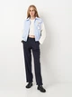 Куртка демисезонная короткая женская H&M 1134256_игрушка XS Фиолетовая (KAY2000001528464) - изображение 3