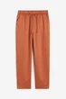 Штани H&M 271147899_darkorange L Кирпичный - зображення 6