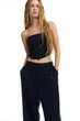 Топ H&M 271159856_navy L Темно-синій - зображення 1