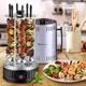 Електрошашличниця Domotec Bbq шашличниця на 6 шампурів потужність 1000W - изображение 1