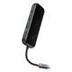 USB-хаб USB Type-C Baseus AcmeJoy 5-in-1 (HDMI, 2xUSB3.0, USB2.0, Type-C PD&Data) (WKJZ010213) Dark Gray - изображение 3
