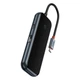 USB-хаб USB Type-C Baseus AcmeJoy 5-in-1 (HDMI, 2xUSB3.0, USB2.0, Type-C PD&Data) (WKJZ010213) Dark Gray - изображение 4