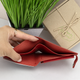 Портмоне женское кожаное на кнопке Handycover HC0042 красное - изображение 12