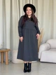 Платье кашемировое длинное зимнее теплое женское Merlini Крети 700001411 L-XL Черное (700001411_2) - изображение 6