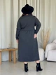 Платье кашемировое длинное зимнее теплое женское Merlini Крети 700001411 L-XL Черное (700001411_2) - изображение 7