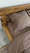 Комплект постельного белья Поплин полуторный 220х150 см Cappucсino Капучино - изображение 3