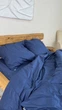 Комплект постельного белья Поплин семейный 220х150х2 шт Magic blue Синий - изображение 8