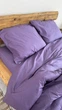 Комплект постельного белья Поплин семейный 220х150х2 шт Smoky purple Фиолетовый - изображение 9