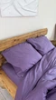 Комплект постельного белья Поплин семейный 220х150х2 шт Smoky purple Фиолетовый - изображение 10