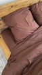 Комплект постельного белья Поплин семейный 220х150х2 шт Brownie Шоколад - изображение 6
