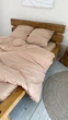 Комплект постельного белья Поплин полуторный 220х150 см Honey beige Бежевый - изображение 7
