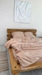 Комплект постельного белья Поплин полуторный 220х150 см Honey beige Бежевый - изображение 9