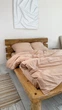 Комплект постельного белья Поплин полуторный 220х150 см Honey beige Бежевый - изображение 10