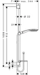 Душовий гарнітур HANSGROHE Raindance Select E 150 27857400 - зображення 5