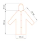 Дождевик детский EVA LOSSO KIDS оранжевый, рост 120-145 см - изображение 4
