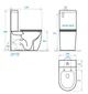 Унитаз-компакт KOLLER POOL Round Smart RN-0630-RQ-C+RN-0630-RQ-T с бачком и сиденьем Soft Close дюропласт - изображение 4