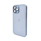 Чехол для смартфона AG Glass Matt Frame Color для iPhone 13 Pro Max Sierra Blue - изображение 1