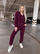 Жіночий прогулянковий велюровий костюм (сорочка+штани) Uaclothes 42-46 Бордовий (like36929-173561360) - зображення 1