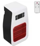 Керамический портативный электрический обогреватель UKC PH-8006 900W Бело-черный - изображение 1