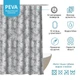 Штора для ванної кімнати PALM з кільцями 12 шт 180x180 PEVA - изображение 2
