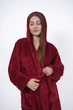 Халат жіночий UT HT01 2141 S бордовий - изображение 3