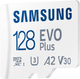 Карта пам'яті Samsung Evo Plus microSDXC 128GB UHS-I U3 V30 A2 + SD адаптер (MB-MC128KA/EU) - зображення 3