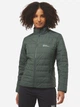 Куртка демисезонная с капюшоном женская Jack Wolfskin Hunberg 3IN1 JKT W A62510_4137 XS Зеленая (4064886317573) - изображение 4