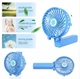 Портативный ручной вентилятор со складной ручкой USB Handy Mini Fan Синий - изображение 2