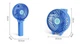 Портативный ручной вентилятор со складной ручкой USB Handy Mini Fan Синий - изображение 7