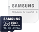 Карта памяти Samsung PRO Ultimate microSDXC 256GB UHS-I U3 V30 A2 + SD адаптер (MB-MY256SA/WW) - изображение 1