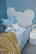Кровать детская Dreamer Медвежонок, Серая, Спальное место 80х190 см - изображение 2