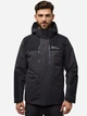 Куртка демисезонная с капюшоном мужская Jack Wolfskin Jasper 3In1 Jkt M A61858_6350 L Темно-серая (4064886308113) - изображение 1