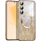 TPU чехол Delight case with MagSafe с защитными линзами на камеру для Samsung Galaxy S24 Золотой / Gold Без бренда - изображение 1