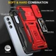 Ударопрочный чехол Camshield Army Ring для Samsung Galaxy A36 5G / A56 5G Красный / Red Без бренда - изображение 1