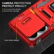Ударопрочный чехол Camshield Army Ring для Xiaomi Redmi Note 13 4G Красный / Red Без бренда - изображение 4