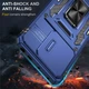 Ударопрочный чехол Camshield Army Ring для Xiaomi Redmi Note 13 4G Синий / Navy Без бренда - изображение 6