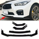 Накладка на передний бампер Infiniti Q50 Q50L (14-17 г.в.) - изображение 6