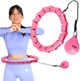 Hula Hoop z wypustkami i obciążnikiem HMS One Fitness OHA02 Różowy (5907695552669) - obraz 14