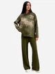Брюки шерстяные женские ARTKNIT Vibe Wool M Оливковые (4823093463349) - изображение 3