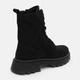 Жіночі демісезонні берці замшеві високі Ashoes 2905/3 38 24.5 см Чорні (ROZ6501005191) - зображення 4