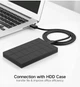 Кабель Ugreen US128 USB 3.0 type A to type A 1 м Black (10370) - изображение 2