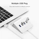 USB-хаб Ugreen USB 3.0 hub 4 порти 1М White (CR109) - зображення 6