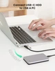 Адаптер Ugreen USB2.0 to Type-C з карабіном Black (US280) - зображення 10
